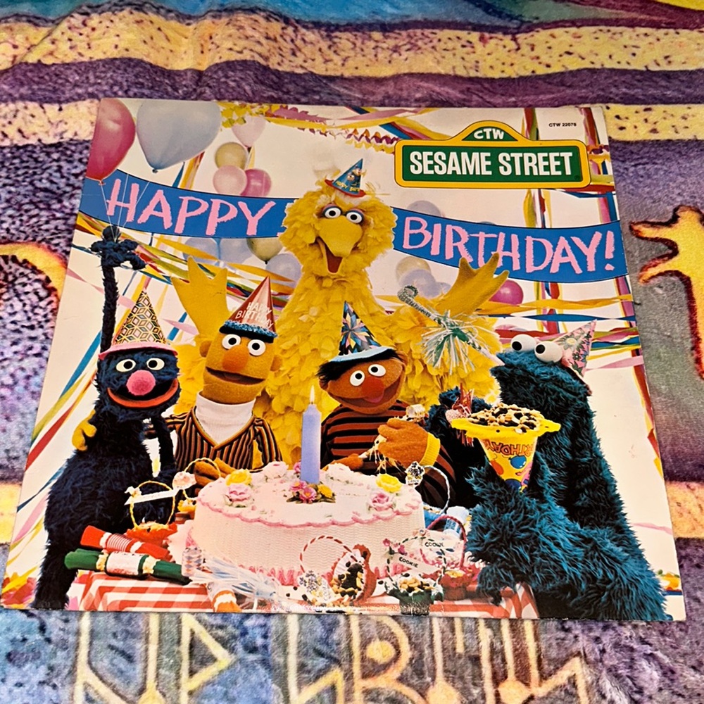 Vintage Sesame Street Vinyl Record
